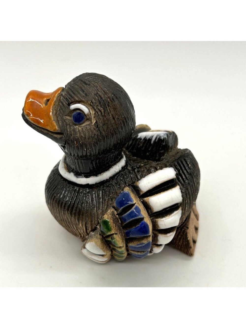 Artesania Rinconada Mallard Duck Figurine Hand-Painted Ceramic Collectible Decor - Picture 3 of 10